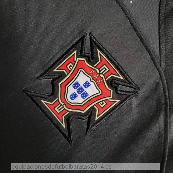 Nuevo Tailandia Especial Camiseta Portugal 2024 Gris Negro Baratas